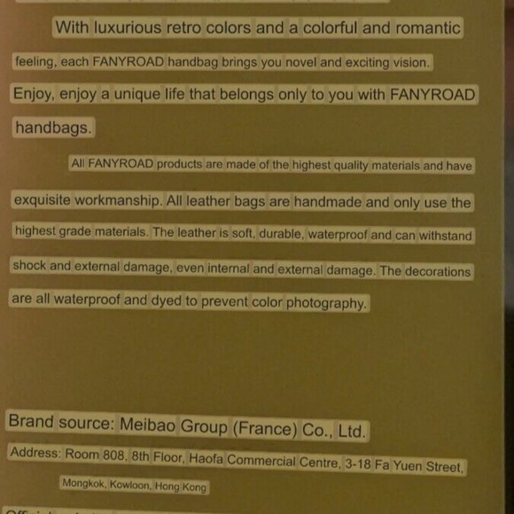 Fany Road Galaxy Print Leather Handbag - Picture 9 of 12